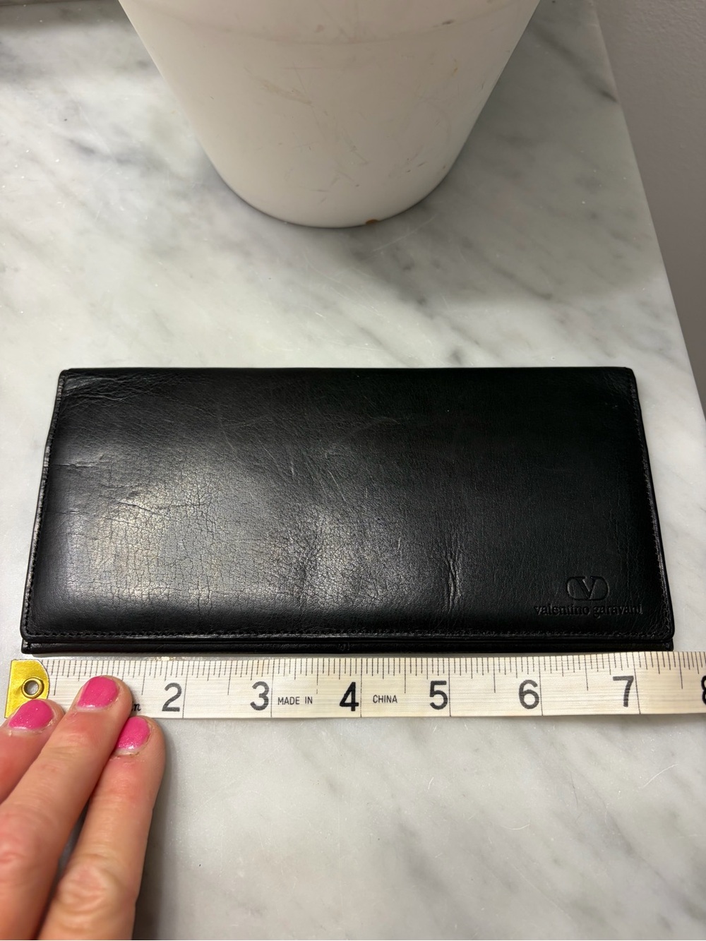Valentino Garavani Bi-Fold Leather Wallet - Picture 6 of 13